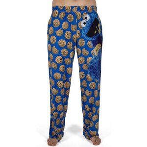 NWT Brief Insanity Sesame Street Cookie Monster Lounge Pajama Pants XL $30 [jb]